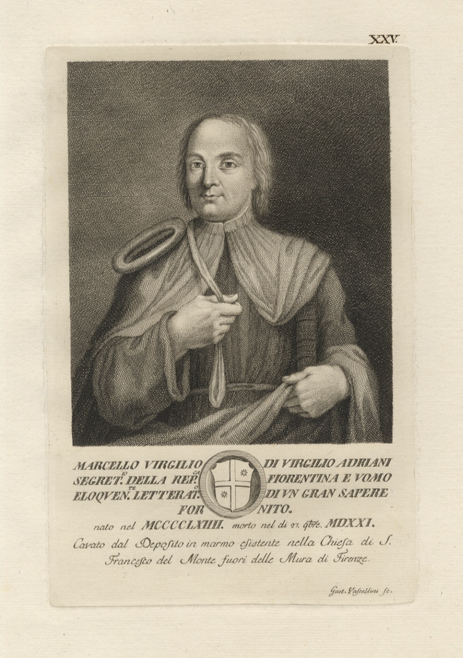 Marcello Virgilio di Virgilio Adriani Segretario della Repubblica Fiorentina e …