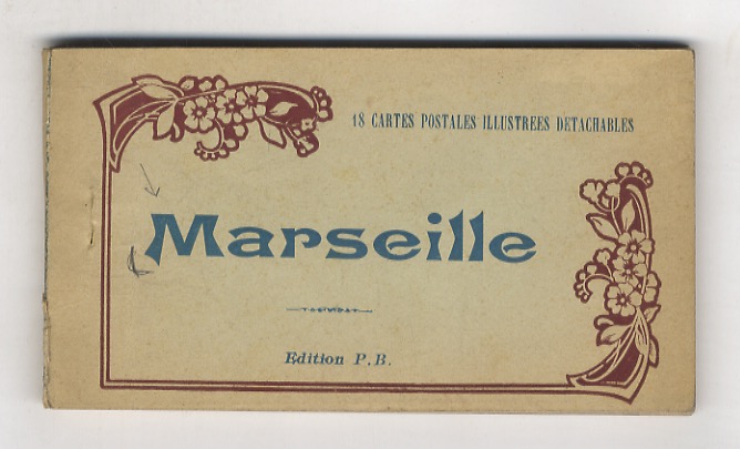 MARSEILLE. 18 cartes postales detachables.