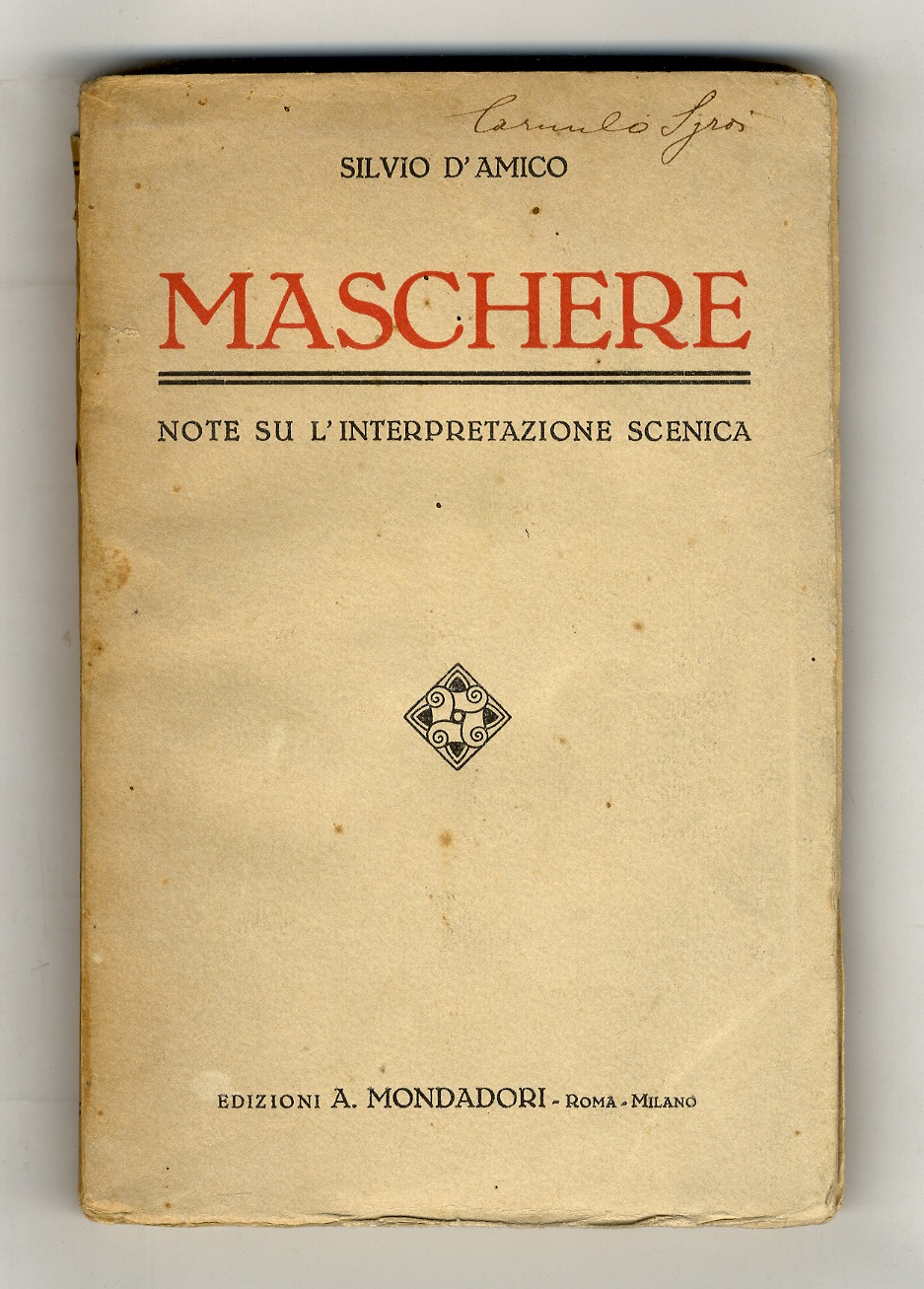 Maschere. Note su l'interpretazione scenica.