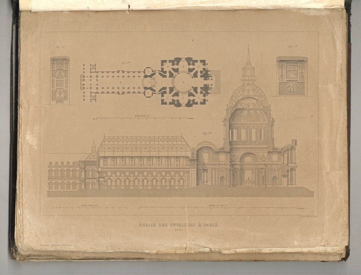 [Monuments anciens et modernes: volume che raccoglie 64 tavole incise …