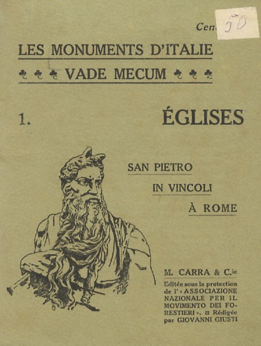 MONUMENTS d'Italie. Vademecum. 1: églises: San Pietro in Vincoli à …
