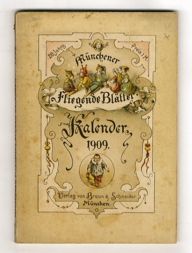 Münchener Fliegende Blätter. Kalender für 1909. XXVI Jahrgang.