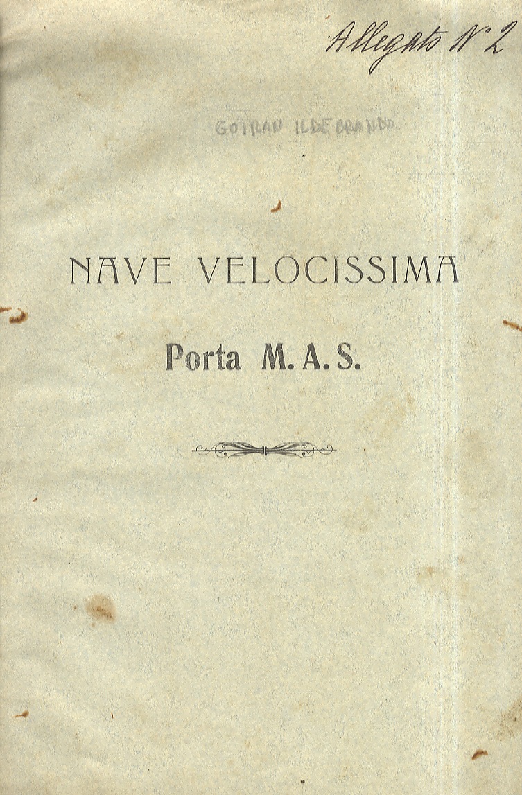 Nave velocissima porta M.A.S.