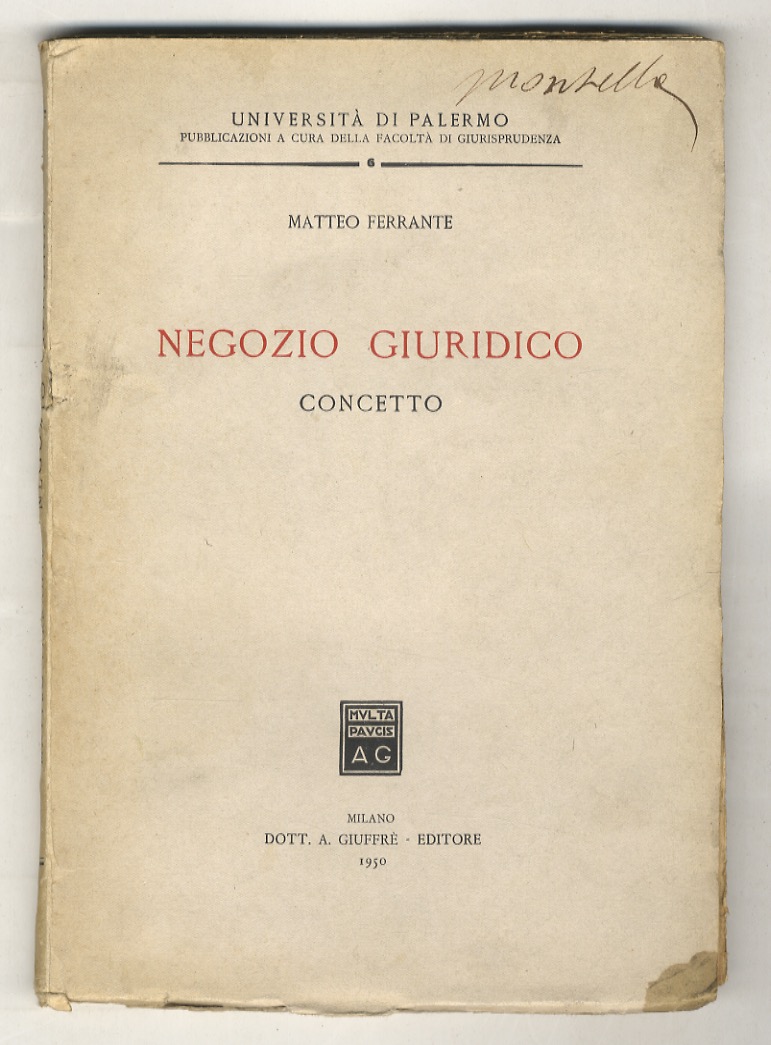 Negozio giuridico. Concetto.