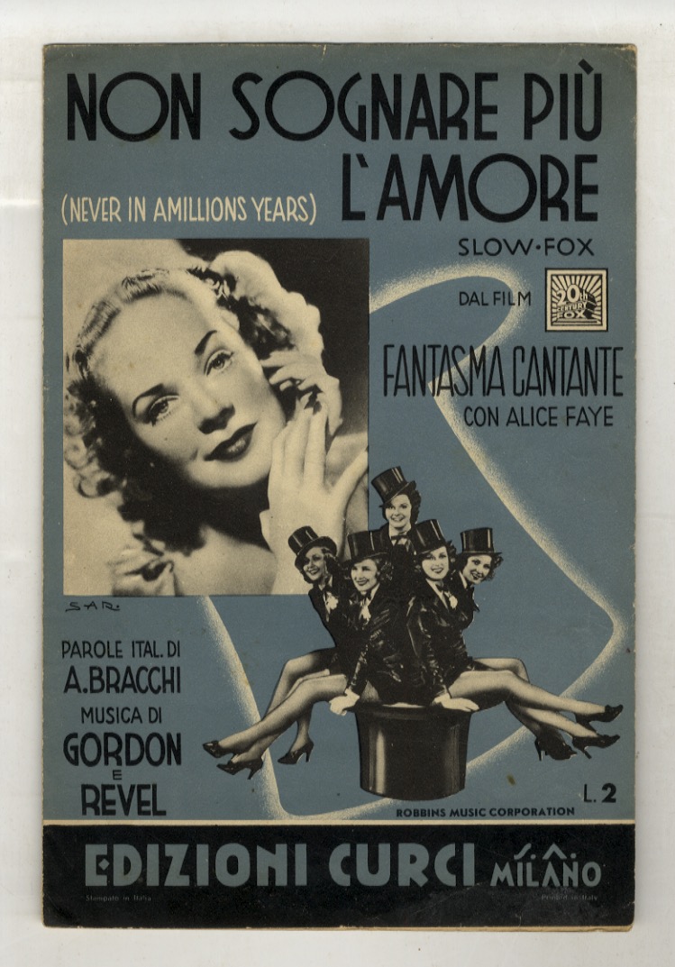 Non sognare più l'amore. Slow Fox dal film "Fantasma cantante" …