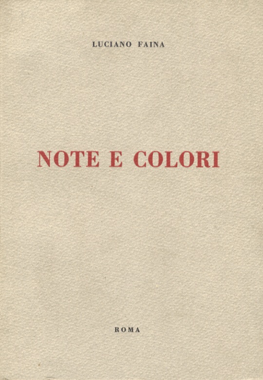 Note e colori.