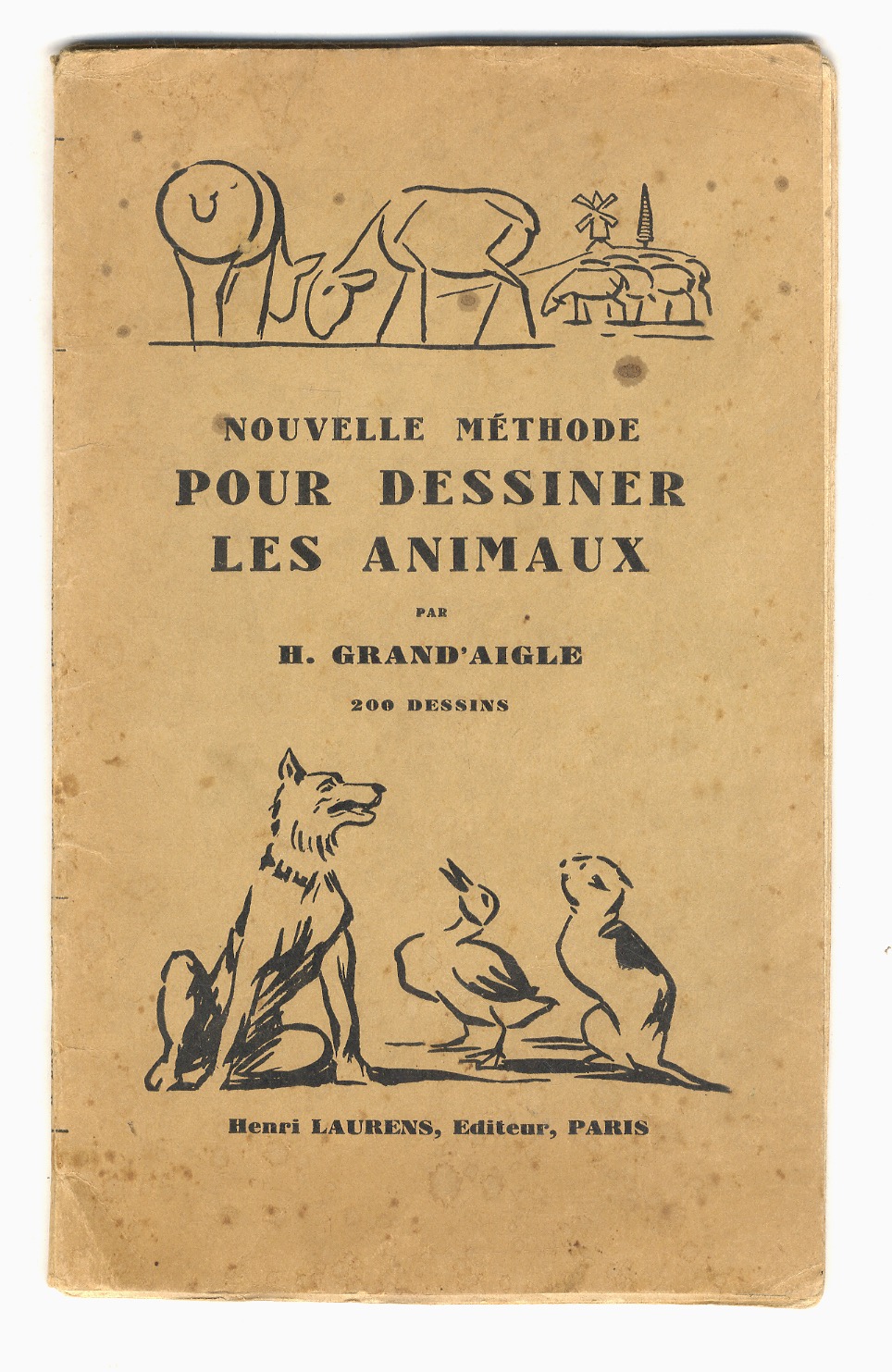 Nouvelle méthode pour dessiner les animaux. Deux cents dessins.