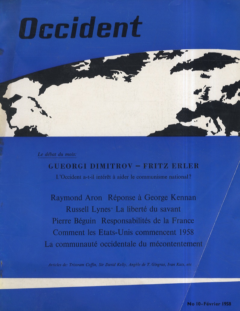 OCCIDENT. N. 10. Fevrier 1958.