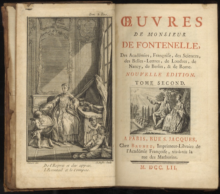 Oeuvres de Monsieur de Fontenelle (.) Nouvelle édition. Tome 1er …