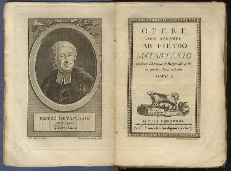 Opere del signore ab. Pietro Metastasio conforme l'edizione di Parigi …