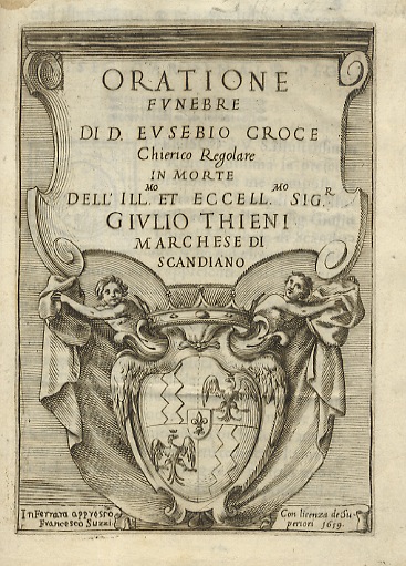 Oratione funebre di d. Eusebio Croce chierico regolare in morte …