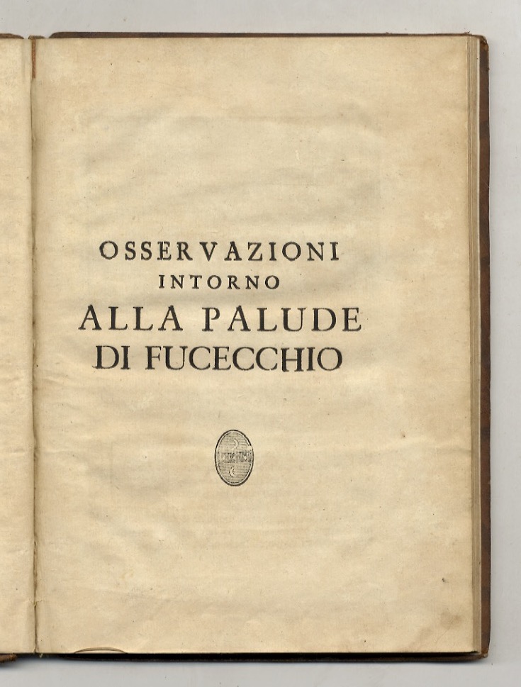 Osservazioni intorno alla palude di Fucecchio.