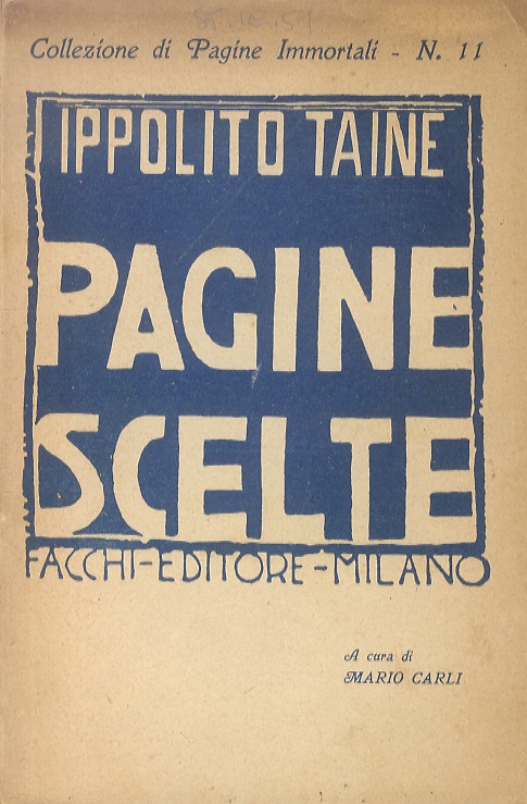 Pagine scelte. Traduzione di M. Carli.