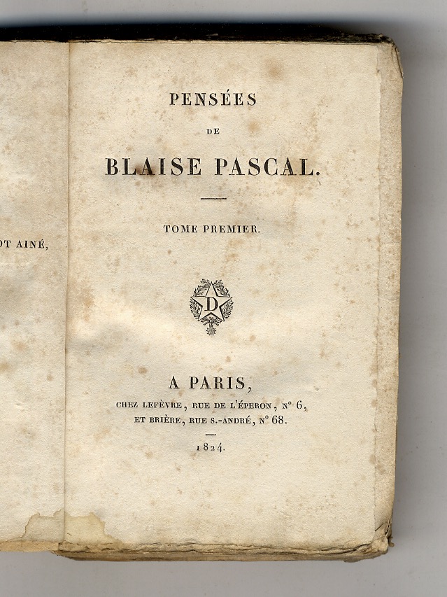 Pensées.