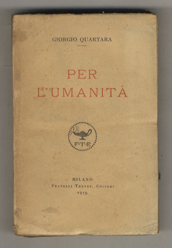 Per l'umanità.