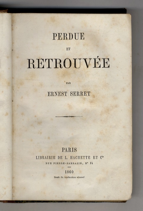 Perdue et retrouvée.