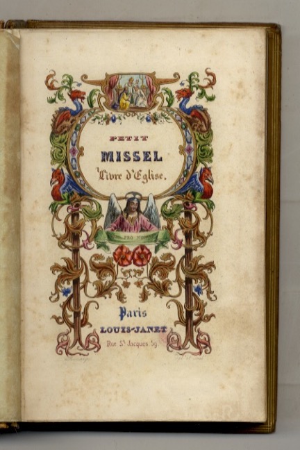 Petit missel. Livre d'eglise.