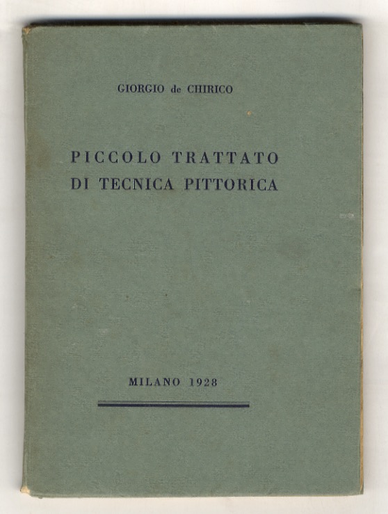 Piccolo trattato di tecnica pittorica.