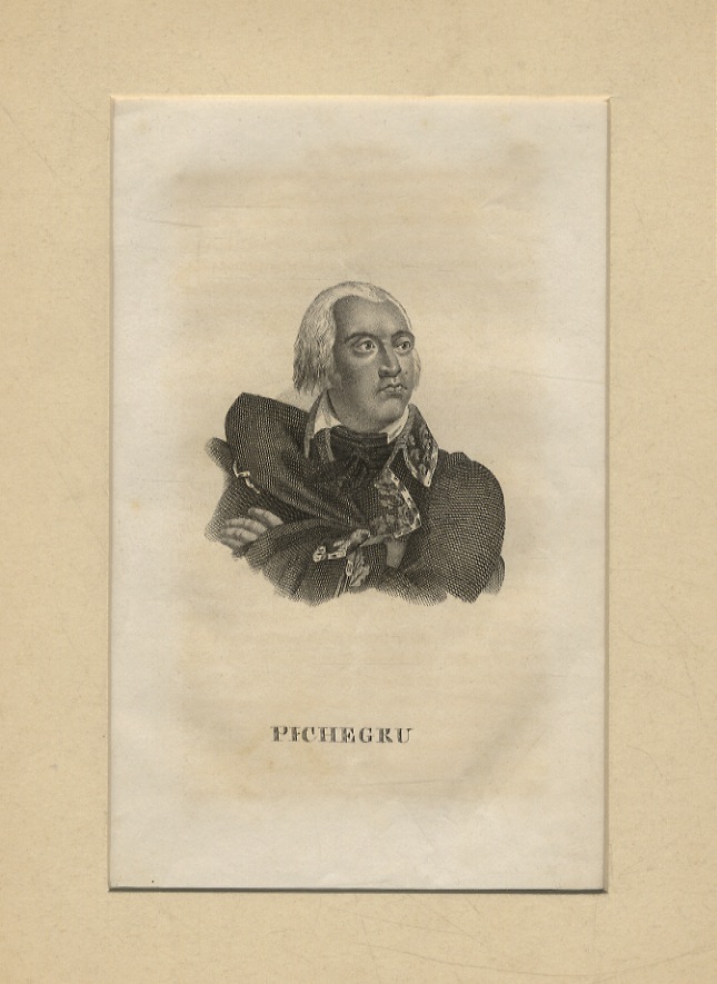 Pichegru. (Ritratto a mezzo busto di 3/4 verso destra, in …