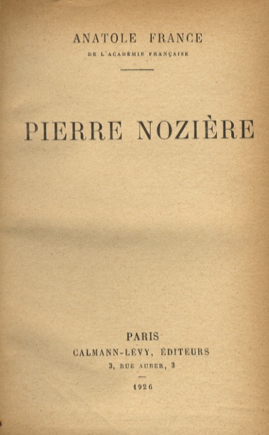 Pierre Nozière.