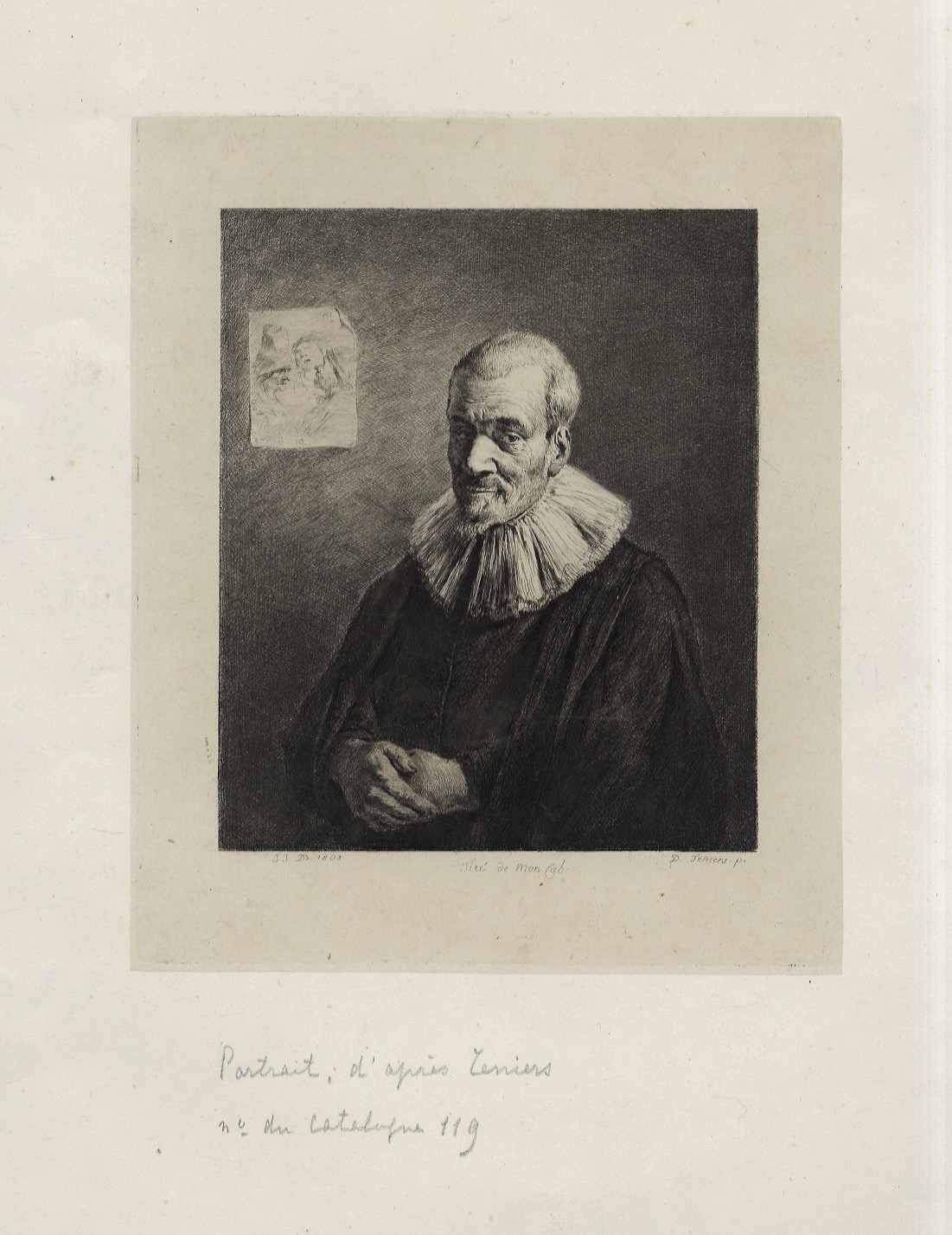 [Portrait d'après Teniers].