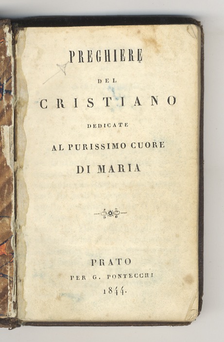 Preghiere del Cristiano dedicate al purissimo cuore di Maria.