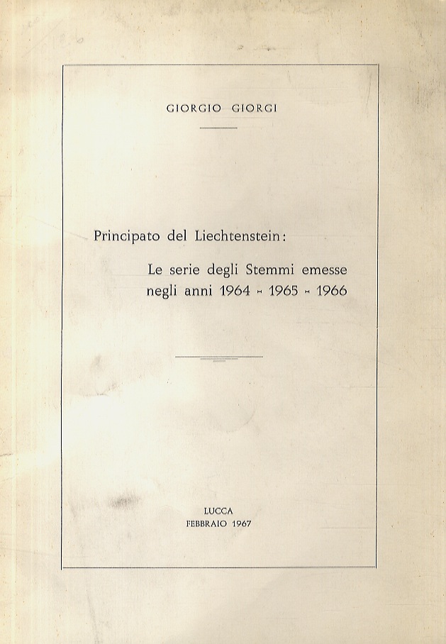 Principato del Liechtenstein: Le serie degli Stemmi emesse negli anni …