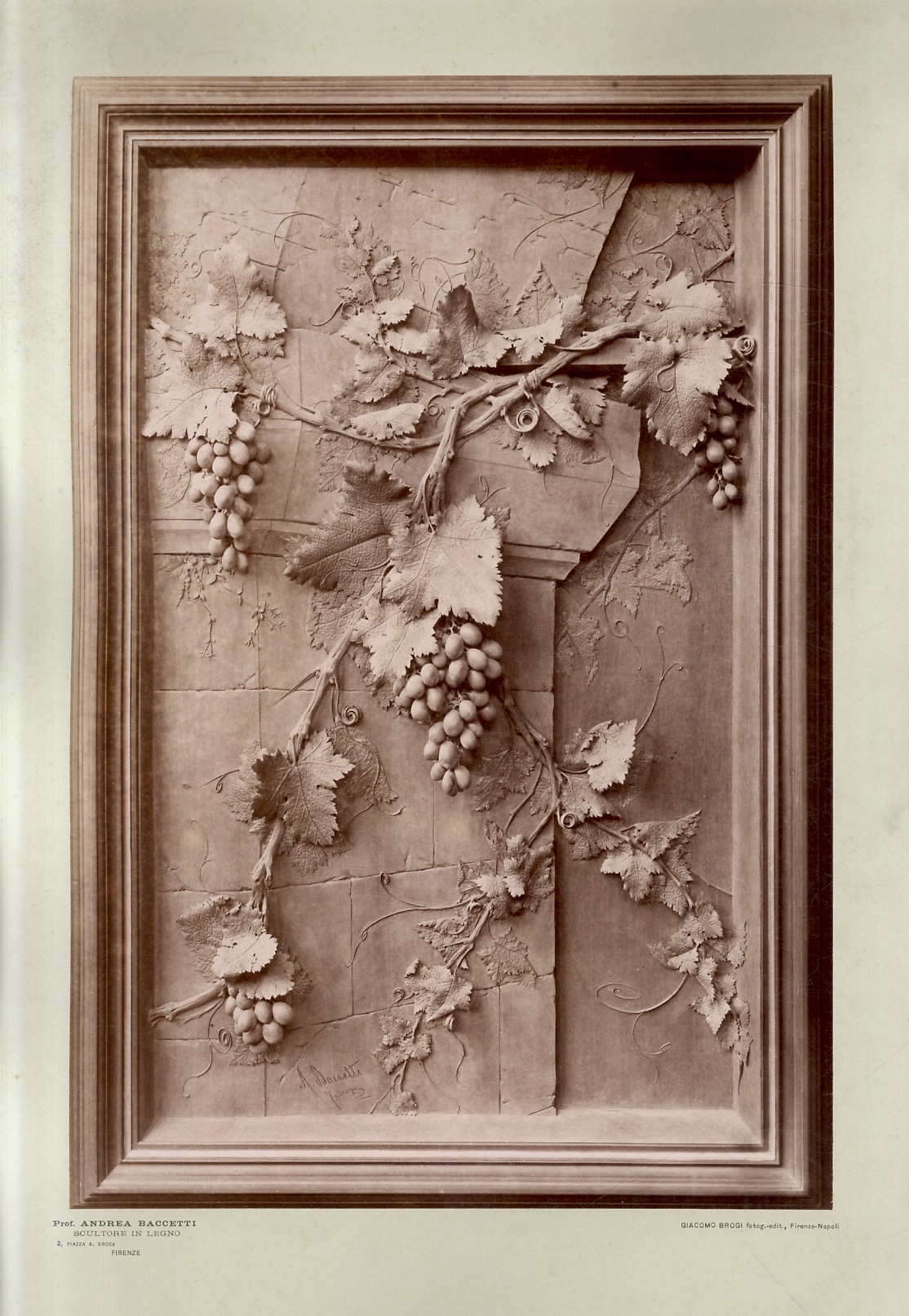 Prof. Andrea Baccetti. Sculture in legno. 3, piazza S. Croce …