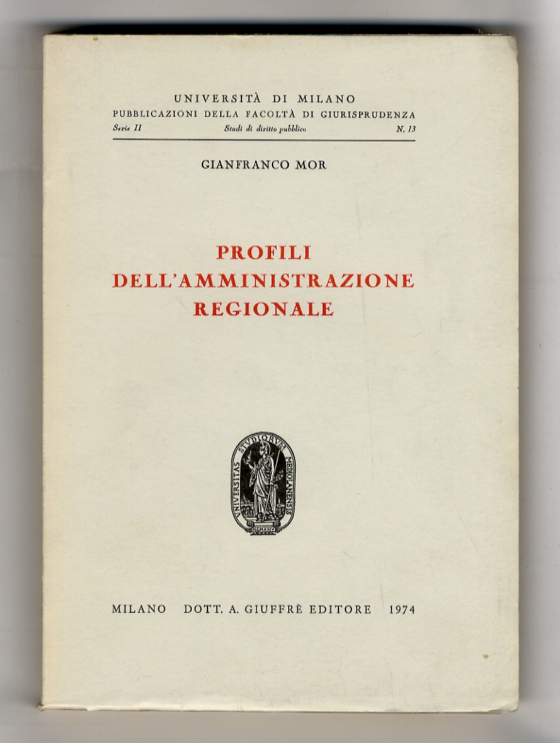 Profili dell'amministrazione regionale.