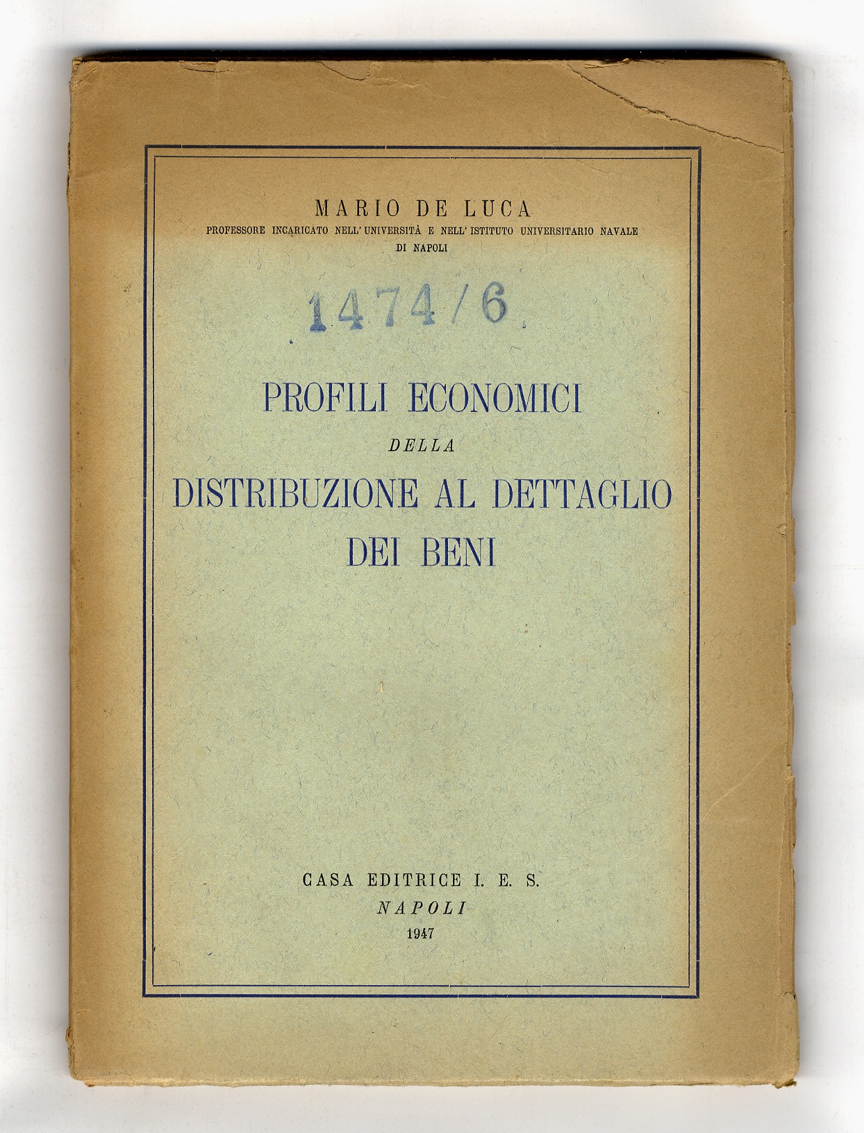 Profili economici della distribuzione al dettaglio dei beni.