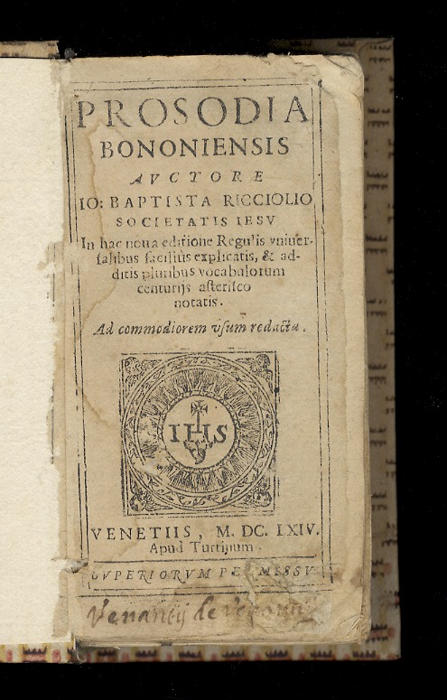Prosodia bononiensis (.).