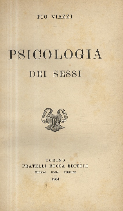 Psicologia dei sessi.