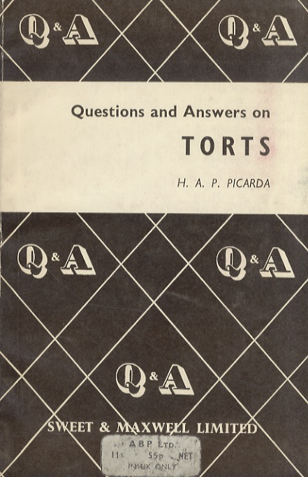 Questions and Answers on Torts.