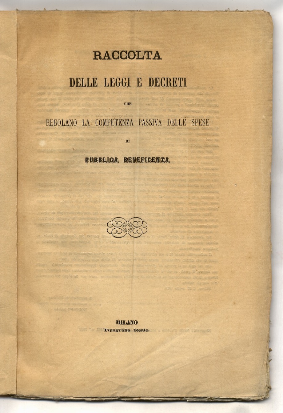 Raccolta delle Leggi e Decreti che regolano la competenza passiva …