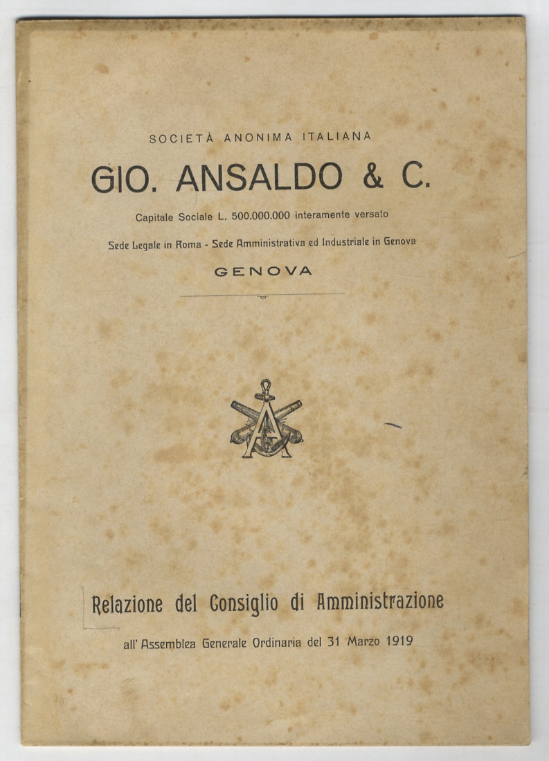 Relazione del Consiglio di Amministrazione all'Assemblea Generale Ordinaria del 31 …