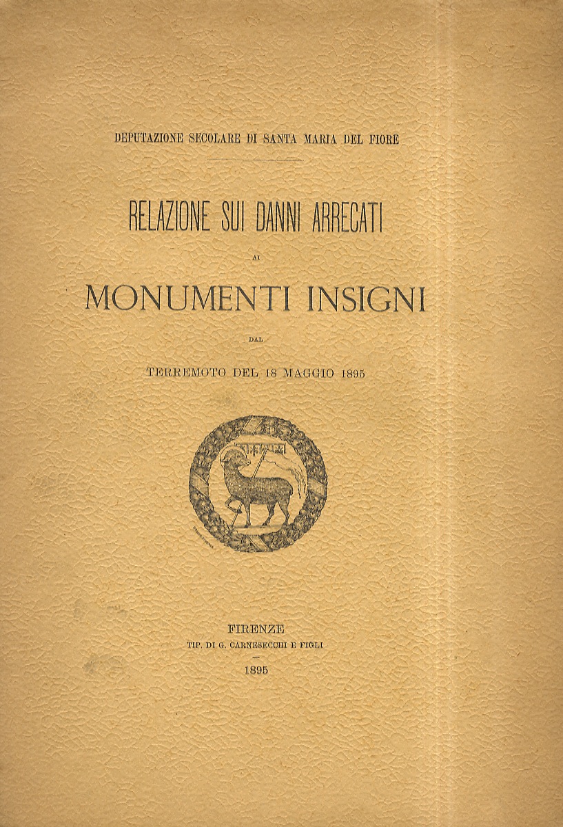 Relazione sui danni arrecati ai monumenti insigni dal terremoto del …