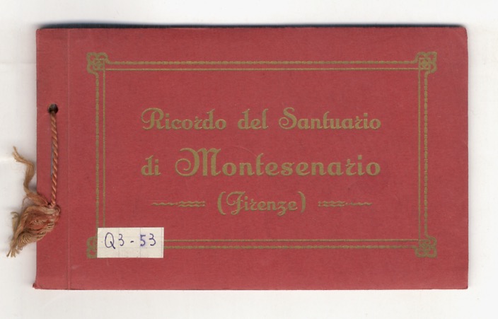 “Ricordo del Santuario di Montesenario".