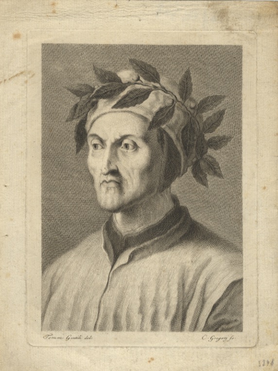 Ritratto di Dante Alighieri.