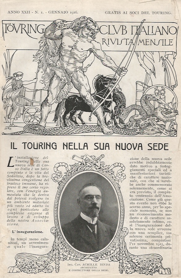 Rivista mensile del Touring Club Italiano. Anno XXII. 1916. Nn. …