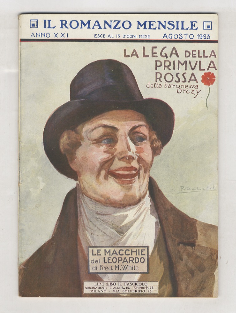ROMANZO (IL) mensile. Anno XXI. 1923: fascicolo n. 8. 15 …