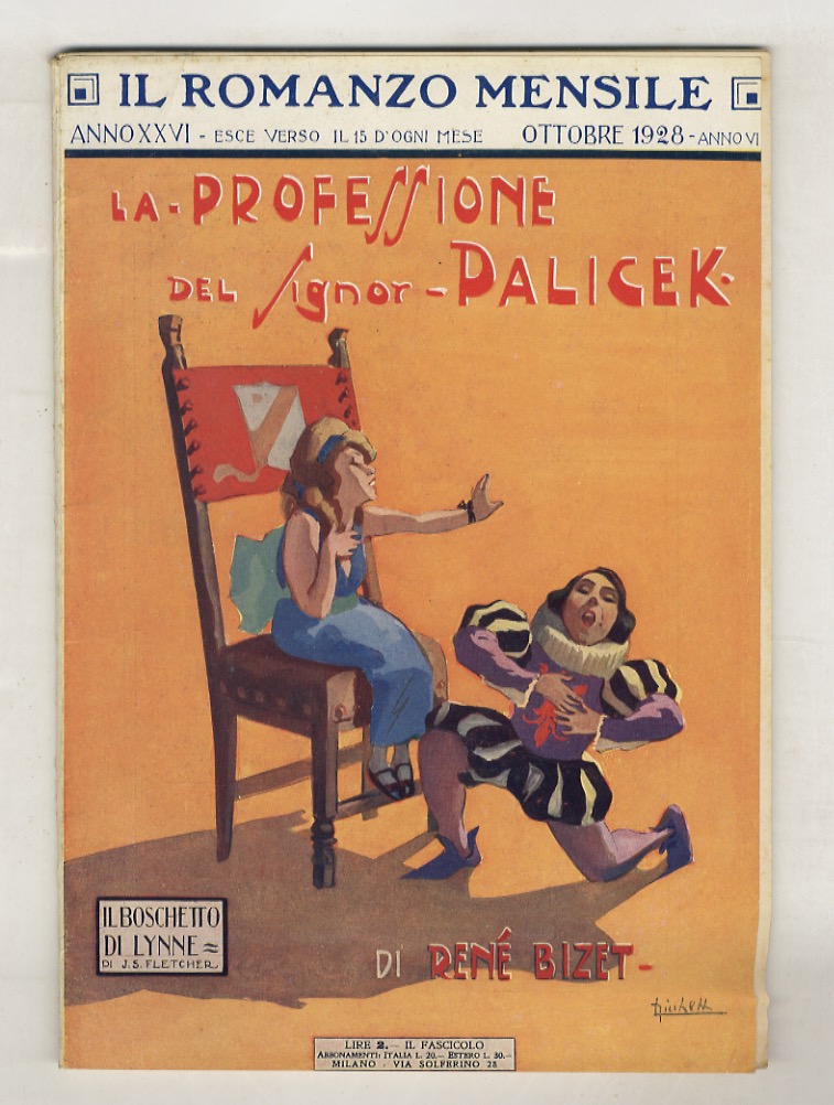 ROMANZO (IL) mensile. Anno XXVI. 1928: fascicolo n. 10. Ottobre …
