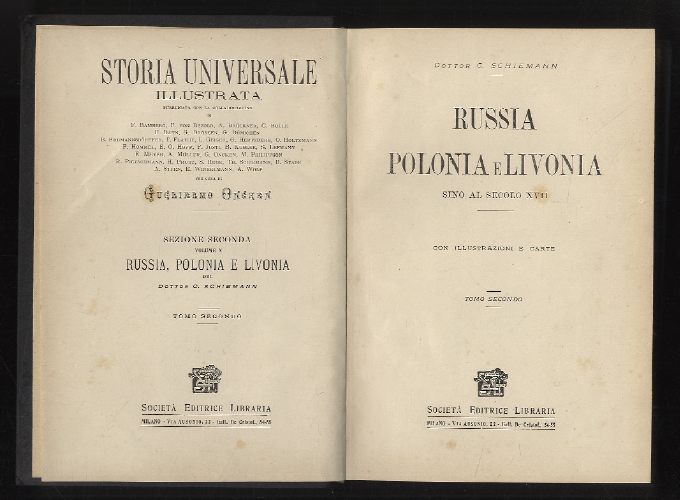 Russia, Polonia e Livonia sino al secolo XVII. Tomo primo …