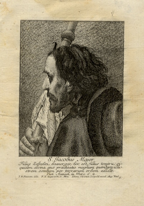 S. Iacobus major. Filius Zebedaei, boanerges, hoc est, filius tonitru; …