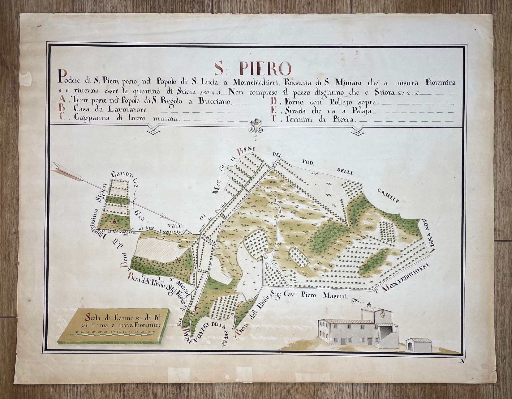 S. Piero. Podere di S. Piero posto nel Popolo di …
