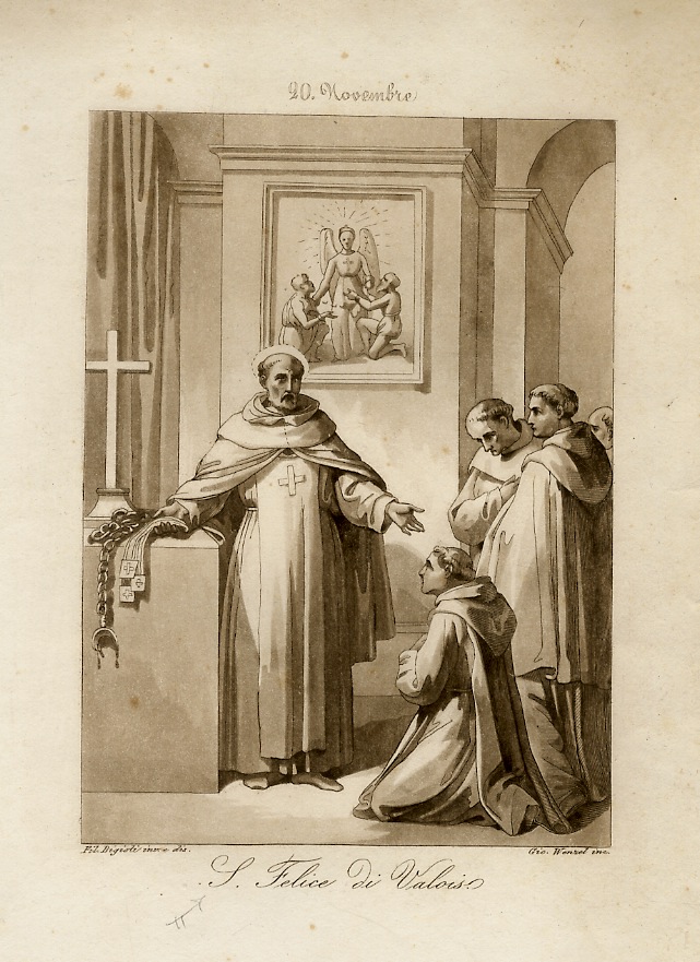San Felice di Valois. 20. Novembre. Incisione all'acquatinta (c. cm. …