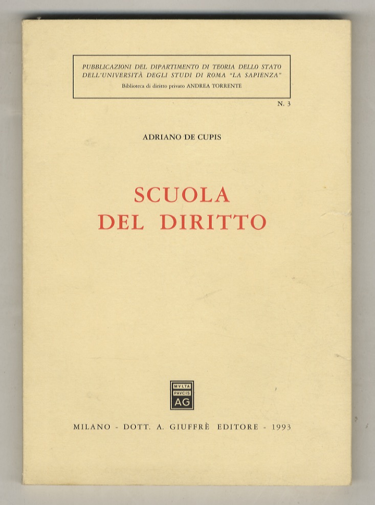 Scuola del diritto.