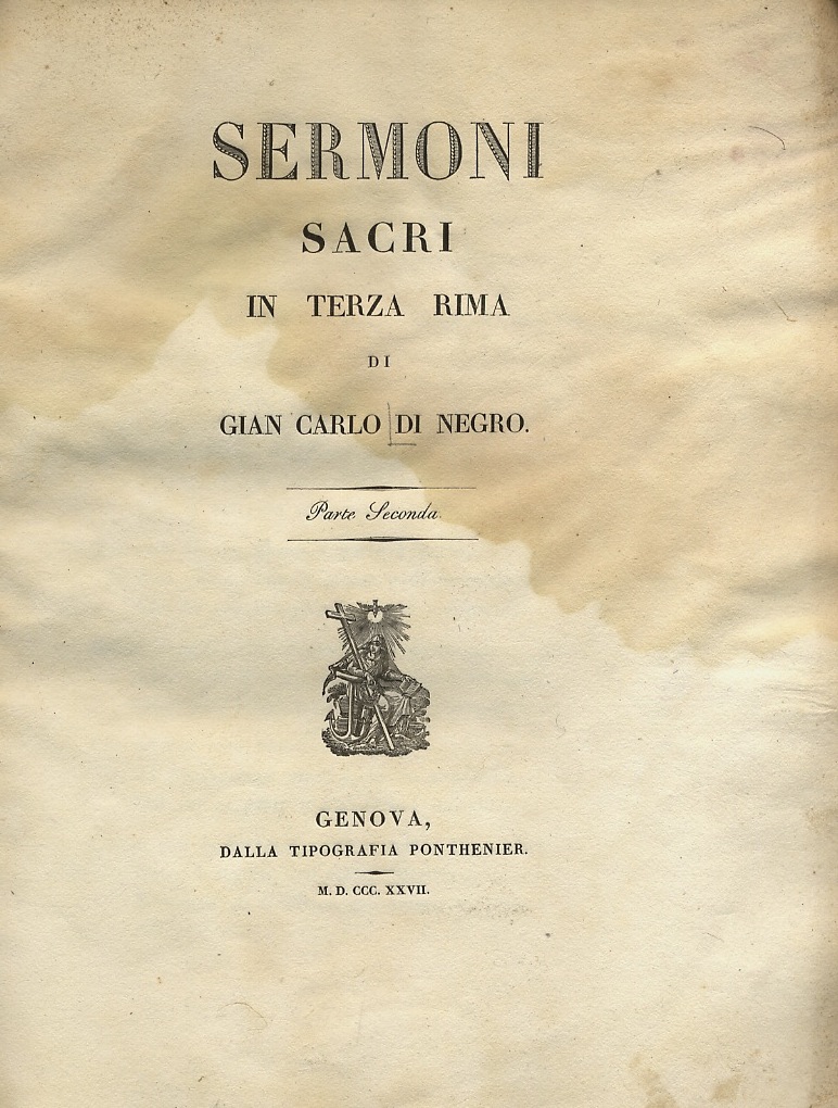 Sermoni sacri in terza rima. Parte seconda.