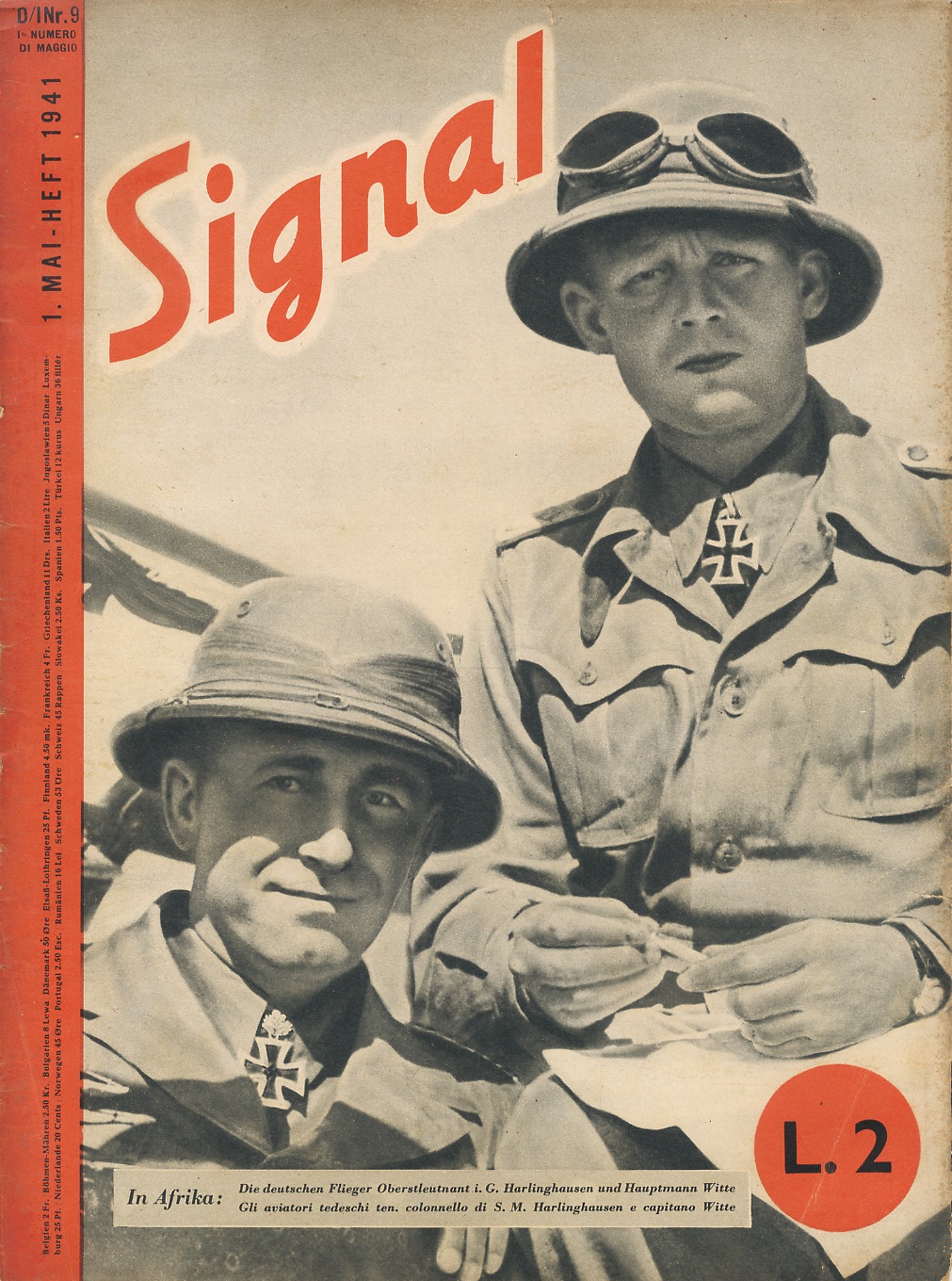 Signal. Sonderausgabe der “Berliner Illustrirten Zeitung”. 1 Mai-heft 1941. Nr. …