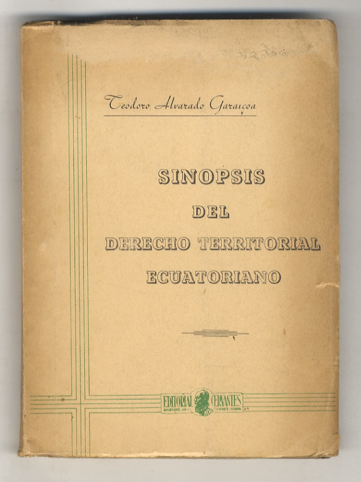Sinopsis del derecho territorial ecuatoriano.