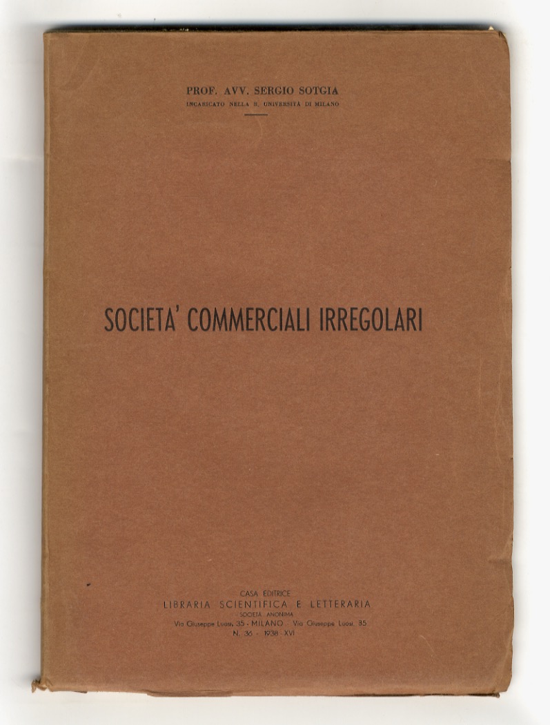 Società commerciali irregolari.